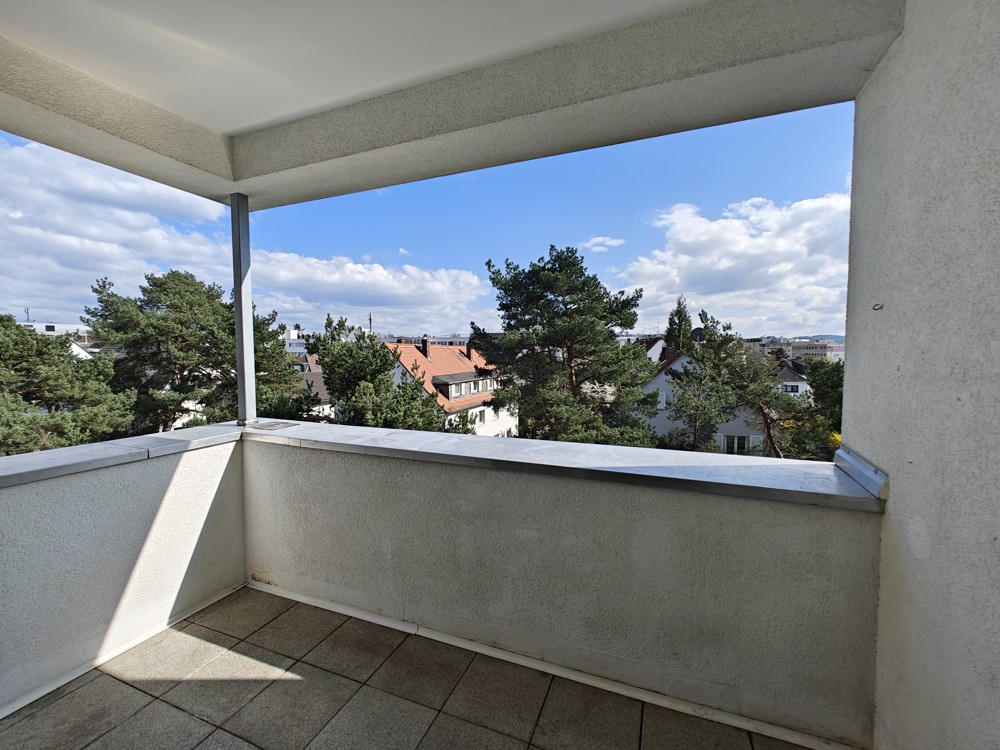 Ausblick Balkon